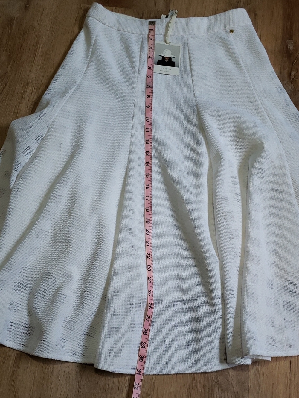 NWT RARE Anthropologie Harlyn Windowpane A-line Skirt, Size Medium - Picture 8 of 11